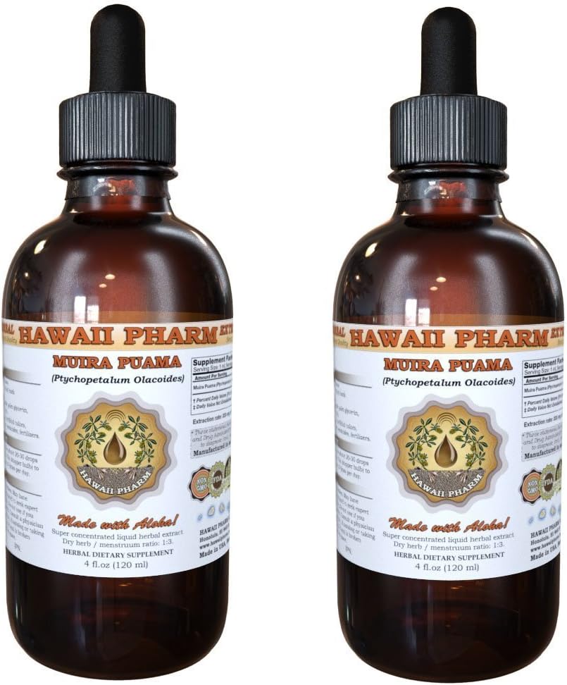 Muira Puama (Ptychopetalum Olacoides) נוזל לחלץ 2x2 oz