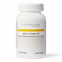 Integrative Therapeutics Iron Complex - בריאות ואנרגיה תמיכה בוויטמינים C & B12* - כולל Folate - Gluten-Free - 90 Softgels (45 משרתים)