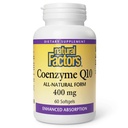 גורמים טבעיים Coenzyme Q10 - Antioxidant Supports Cell Energy הפקה - Better Absorptions מסייעות לתפקוד לב בריא - 400 מ"ג, 60 Softgels (60 משרתים)
