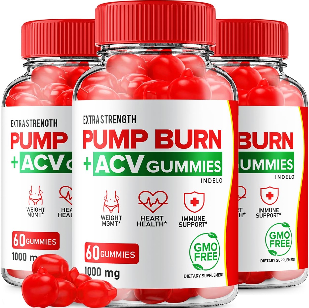 Burn Keto ACV Gummies - Keto Pump Burn Gummies ביקורות, Pump Burn Keto + ACV Gummies עבור ניהול משקל B12 Burn שואבת 1000 מ"ג פורמולה (3 Pack - 180 חניכיים)