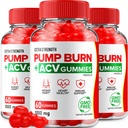 Burn Keto ACV Gummies - Keto Pump Burn Gummies ביקורות, Pump Burn Keto + ACV Gummies עבור ניהול משקל B12 Burn שואבת 1000 מ"ג פורמולה (3 Pack - 180 חניכיים)