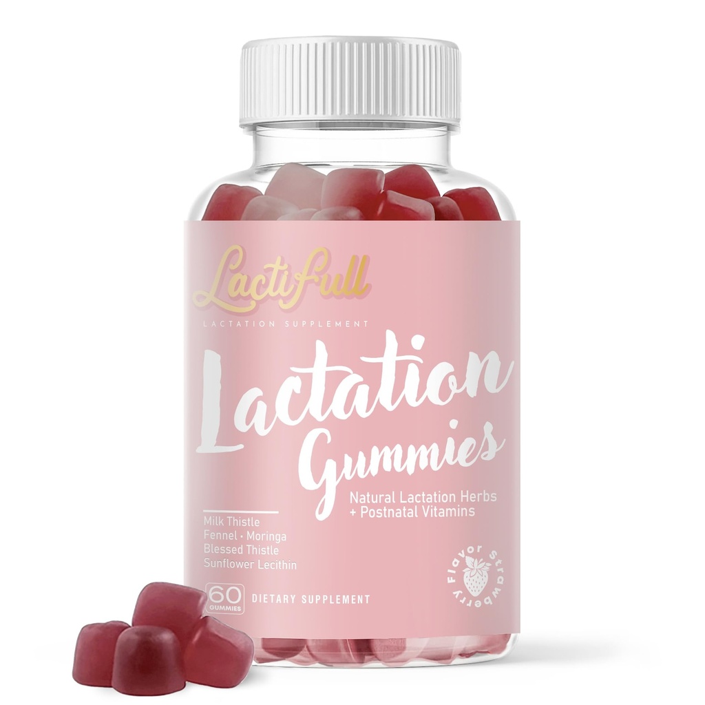חלב Multiplier Lactation Postpartum Gummies - לאחר הלידה תמיכה ויטמינים תוספת לנקה סיעוד אמא - להגדיל את ייצור החלב אספקת Multivitamins לנשים