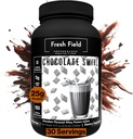 אבקת חלבון שטח טרי - 25g חלבון Whey חלבון Isolate, Gluten-Free & Soy-Free, Sugar-Free, 30 משרתים - Natural Whey חלבון אבקת for Workout Fitness & Nutrition Shakes - 2.36