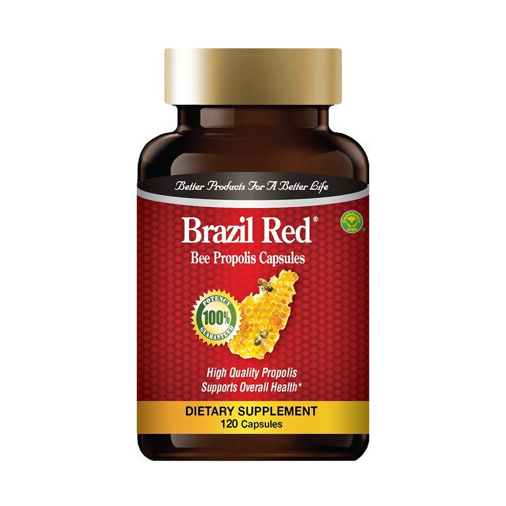 ברזיל Red Bee High Concentrate Propolis (120 קפסולות)
