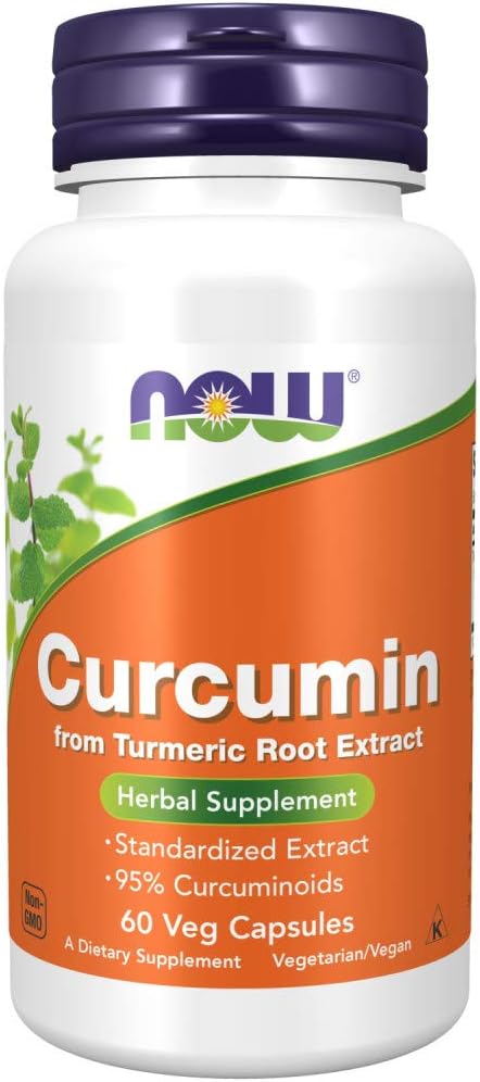 Now Foods, Curcumin לחלץ 95, 60 קפסולות Veg