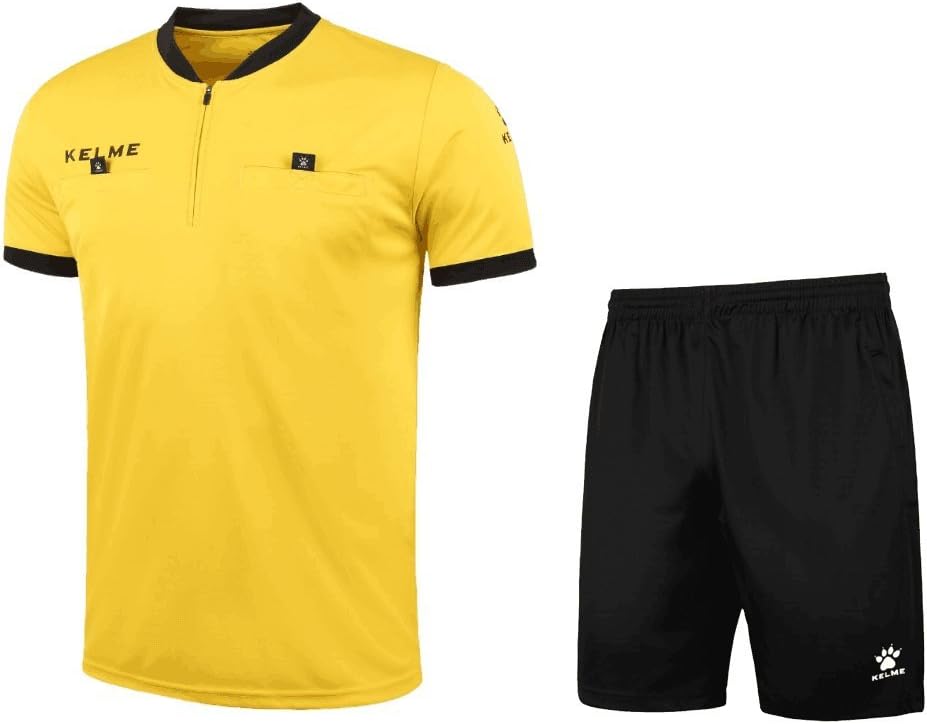 KELME Pro Soccer Referee ג'רזי מדים קצרים - כולל חולצה וקצרים