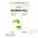 Loma Lux Eczema Pills - Natural Eczema Treatment Remedy - Dermatologist פותח - 7 מינרלים Clear & Prevent a Eczema Scaling, Rash, Anti Itch Skin Face for Adults, Kids, טודלרים