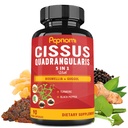 Super Cissus Quadrangularis לחלץ קפסולות עם Boswellia, Guggul, Turmeric, Pepper | 3 חודשים אספקה