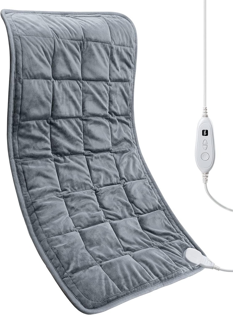"XXXL Electric Heating Pad for Back Pain Relief" 5LBS עם 6 הגדרות חום 2H Auto-Off Heat Pad for Shoulder Arms Legs Cramps Washable