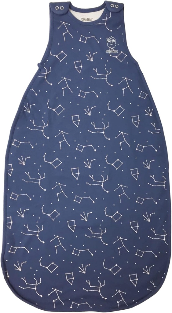 Woolino Big Kid Sleep Bag, 4 Season Baby Sleep Sack, Merino Wool and Organic Cotton Wearable Blanket, 4-6 שנים