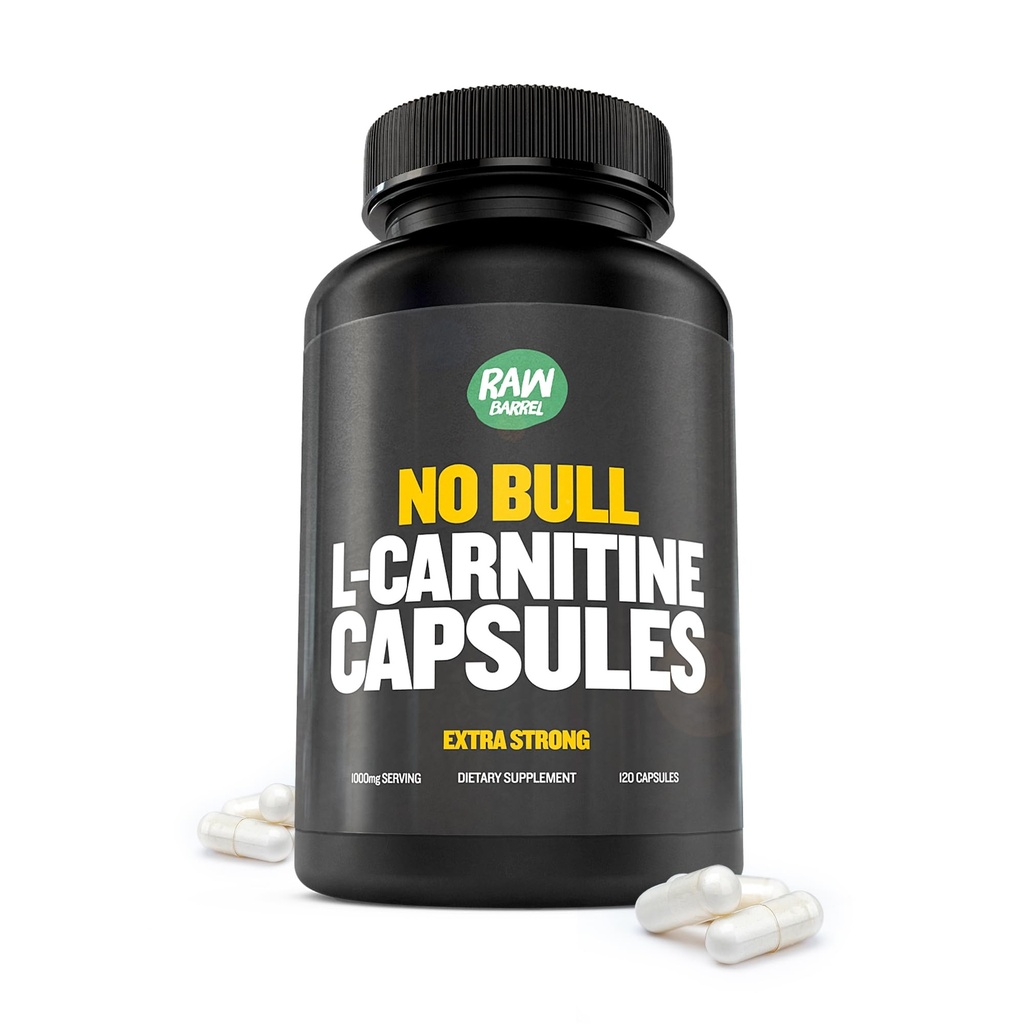 "No Bull" L-Carnitine תוסף, Pure Keto-Friendly L-Carnitine L-Tartrate קפסולות עבור פונקציונליות קוגניטיבית משופרת להתמקד עבור נשים וגברים, L Carnitine קפסולות, 500 מ"ג