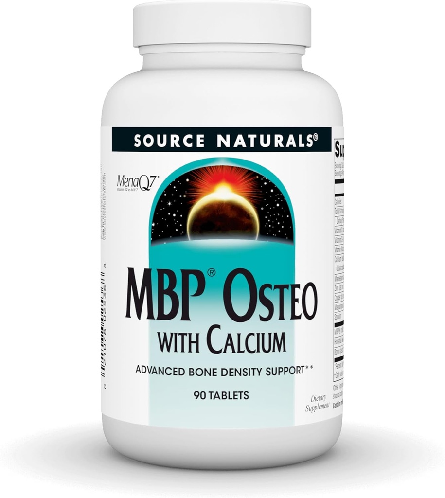 מקור Naturals MBP Osteo עם Calcium, Advanced Bone Density Support