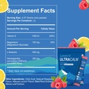 UltraCalm Super Cortisol לשתות, Calm Magnesium Glycinate אבקת (30 משרתים), L-theanine, Ashwagandha, ויטמין D, No Sugar, Raspberryade אלקטרוליטס אבקת 1-1