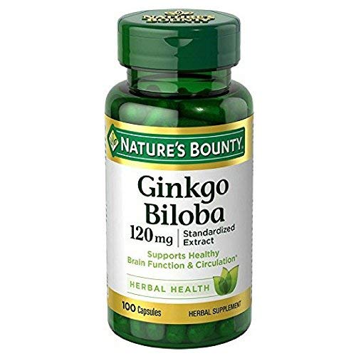 Nature's Bounty גינקו בילובה 120 מ"ג, 100 קפסולות (Pack of 2)