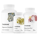 THORNE - Essential Wellness Trio - תמיכת Methylation + Magnesium CitraMate + ויטמין D-5000-60 משרתים