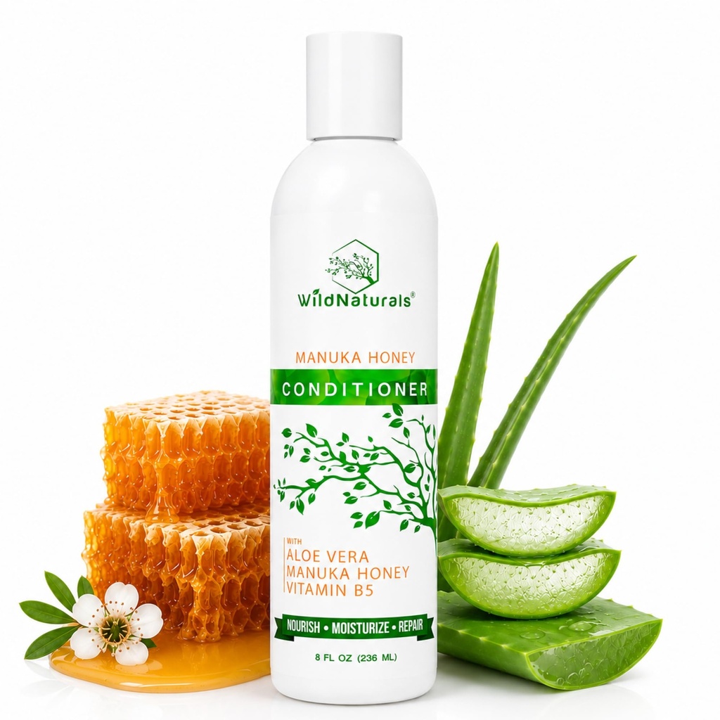 Wild Naturals Eczema ו- Psoriasis Treatment - Anti-Dandruff Deep Conditioner forפגום, שיער יבש ו-Sborrheic Dermatitis Scalpp