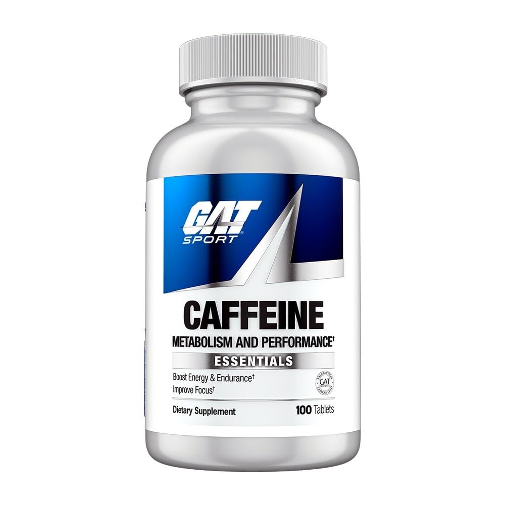 GAT Sport Essentials Caffeine Metabolism and Performance, 100 טבליות