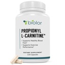 Biovy High Absorption Propionyl-L-Carnitine (PLCAR) No Artificial Fillers - Proionyl L Carnitine HCL תוסף לתמיכה ב- Blood Circulation - 120 קפסולות