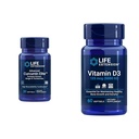 Life Extension Curcumin Elite Turmeric ג'ינג'ר פלט & ויטמין D3 5000 IU Softgels - תגובה חיסונית בריאה ועצם המוח בריאות - 30 & 60 Count