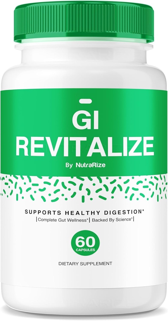 GI Revitalize קפסולות - GI Revitalize Pro Pills כדי לתמוך בריא Digestion, GI Revitalized מתקדם פורמולה עבור בריאות Gut, GI Revitalizer מקסימום Power Reviews (60 קפסולות)