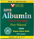 New & Enhanced Super Albumin Gold Extra Strenth 1500 מ"ג 200 קפסולות