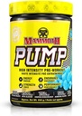 MAMMOTH PUMP - אבקת טרום עבודה, משאבות שרירים גבוהות, להגדיל את העוצמה והנסורנס, תוספת כוח ואנרגיה, ריכוז מוגדל, התאוששות מהירה, צמצום Soreness (60 משרתים, כחול כחול