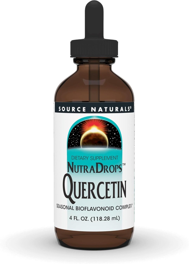 מקור: Naturals NutraDrops Quercetin, Seasonal Bioflavoniond Complex * 4 oz