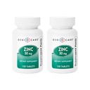 Zinc Sulfate Tablet 50mg על ידי Geri-Care | תוספי תזונה | 100 Countבק, 2Pack