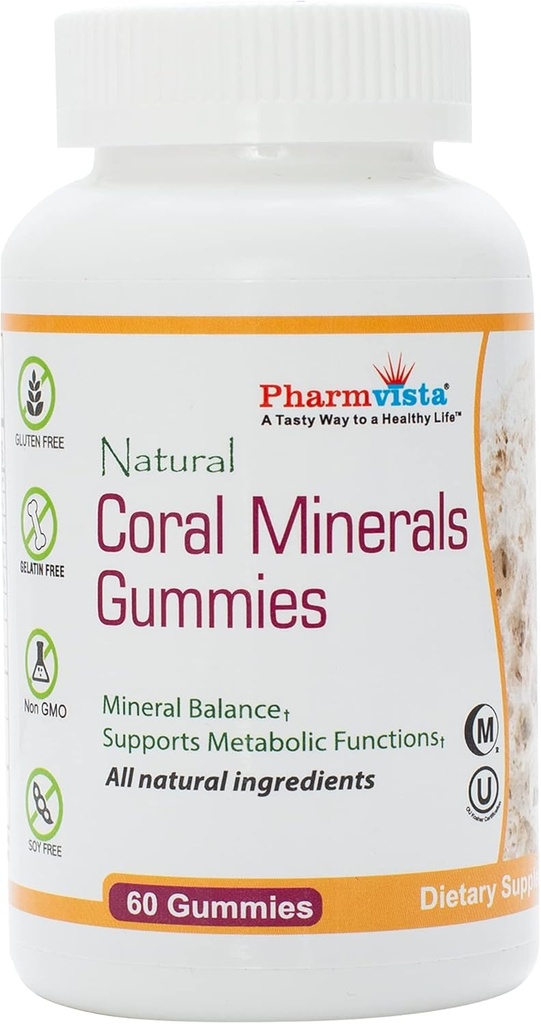 קורט Calcium חניכיים עם Trace מינרלים - Tasty, טבעוני, Gluten Freemies עם Calcium טבעי ויטמין D3, 60 Count Count Count