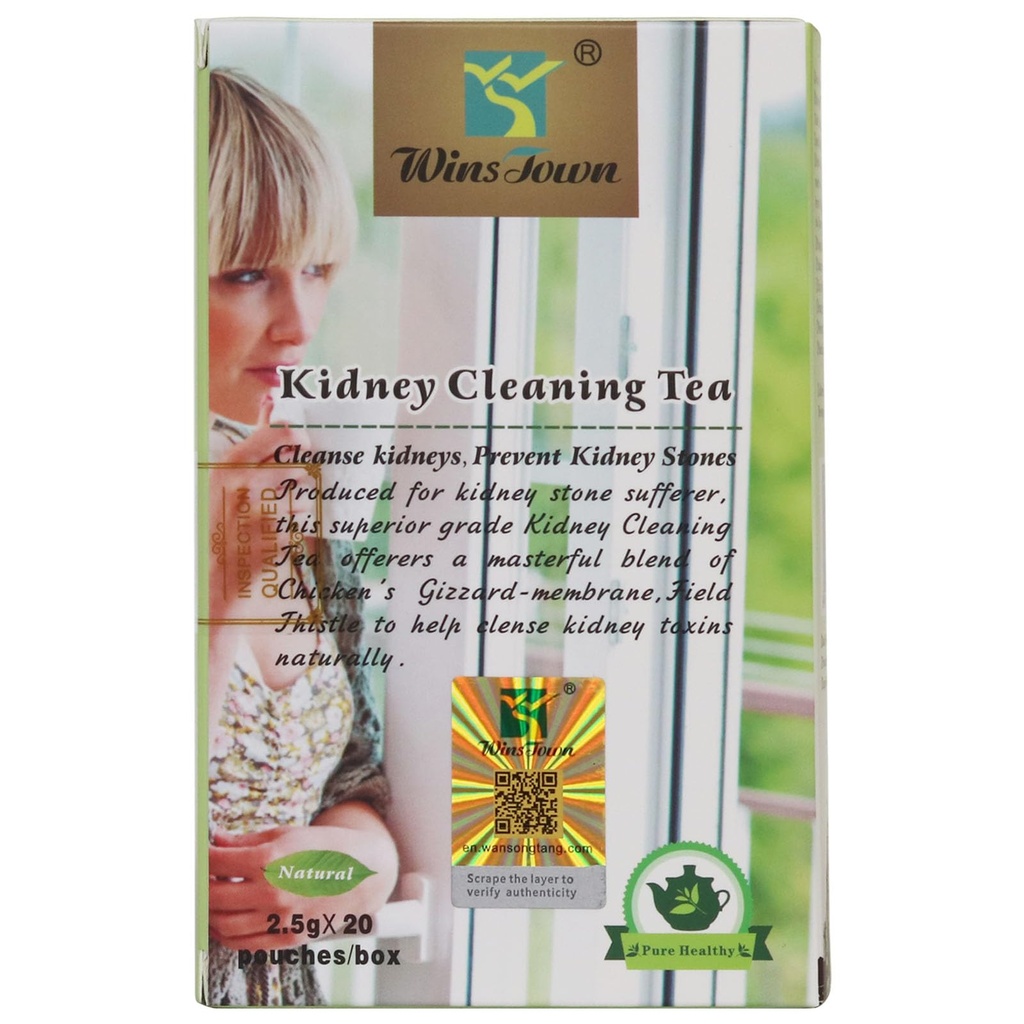 Wins Town Kidney Stones ניקוי תה, Stone Breaker עבור Kidney ניקוי ו Detox, 20 Teabags