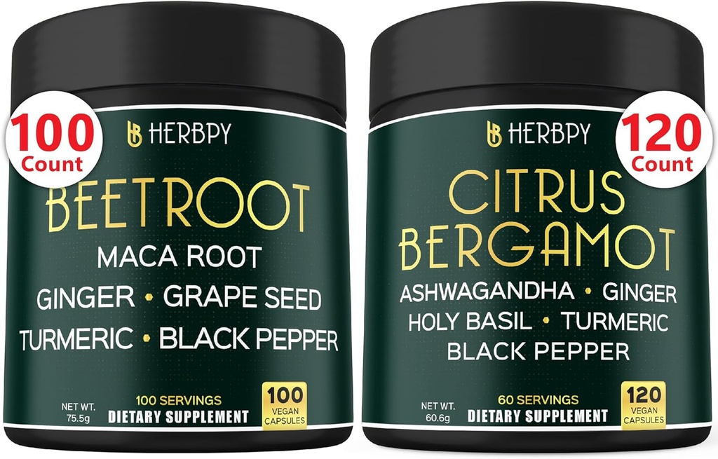 Bundle 6in1 Beet Root כמוסות & 6in1 Citrus Bergamot תוסף