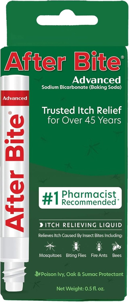 לאחר Bite, Pharmacist העדיפו Insect Bite Treatment, 0.5-ounce (4 Pack), Multi (0006-1030)