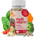 Zahler - Daily Multivitamin for Women & Men עם ויטמין אנרגיה, מינרלים וברזל (60 Count) כשר גברים ונשים רב ויטמין עבור אנרגיה בריאה - ויטמינים רבים למבוגרים - מיוצר בארה"ב תוספי מזון