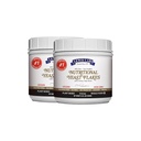 דיאטת Yeast Flakes Seasoning, Nooch for Vegan אבקת גבינות substitute, 2 lb, 100% טהור לא מוקרן, לא ממותק - כשר, Gluten Free, Non GMO, חלבון צמחי, חלב ללא חלב חינם
