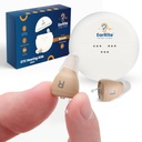 אוזנייםRite Rechargeable OTC שמיעה איידס עבור מבוגרים - כמעט בלתי נראה ונוח 9 רמות מכוונן של קלרנס קומפקטי In-Ear עיצוב שמיעה דיגיטלית מגבר עם Noise Reduction ו Charging Case Case