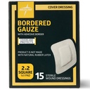 Medline Bordered Gauze, 2 " x 2" אי אדהרסיבי לבוש, סטרילי, 15 הרוזן