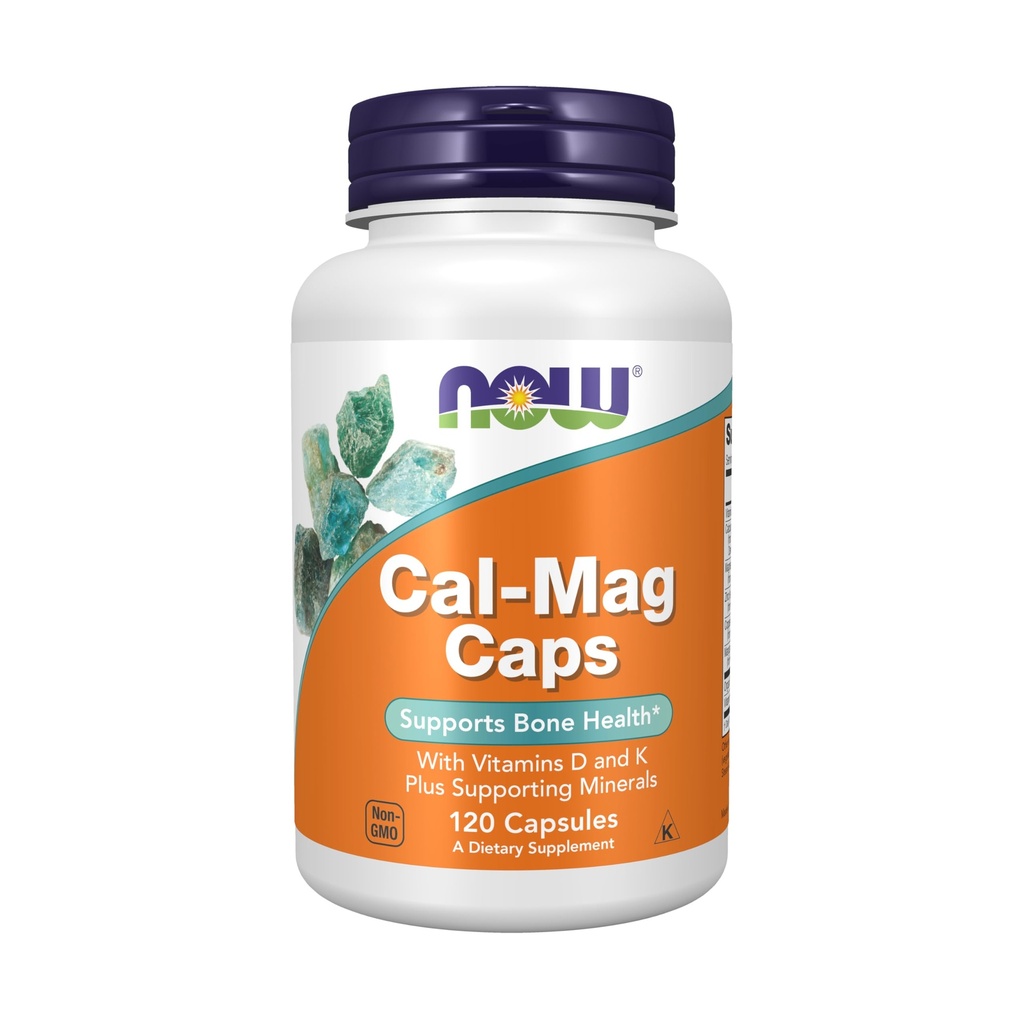 עכשיו תוספי מזון, Cal-Mag עם Zinc, Copper, Manganese ו ויטמין D, 120 קפסולות