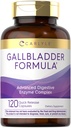 Carlyle Gallbladder: 120 קפסולות שחרור מהיר | תרכובת אנזימיות מלאה | Non-GMO & Gluten Formula Free Formula
