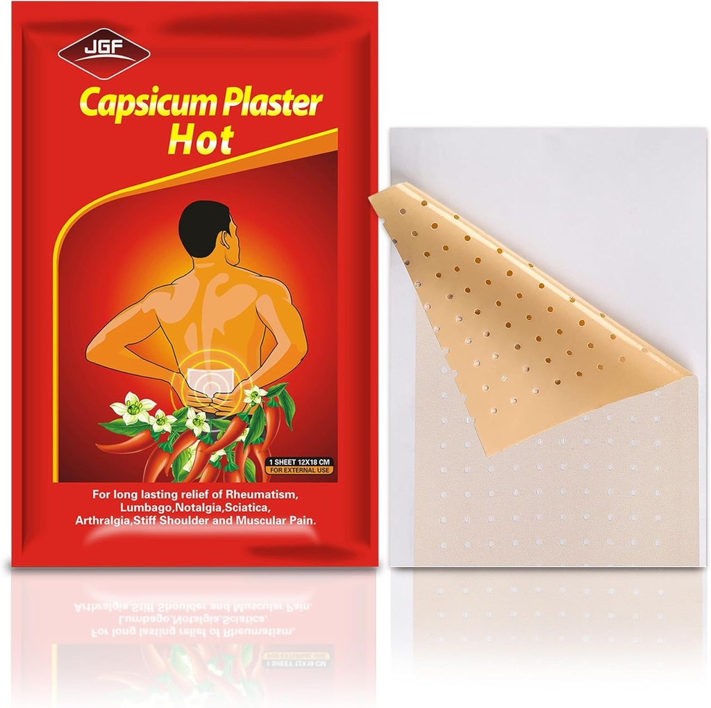 30 Count Capsaicin Patches,4.72 "x7.08" Hot Capsicum Patch