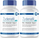 VIVE MD Zydenafil גלולות עבור גברים מתקדמים פורמולה - Zydenafil זכר גלולות - Zydenafil 1200 מ"ג עבור כוח מקסימלי עם טונגקט עלי, Saw Palmetto, Hory Goat Weed ביקורות (2 Pack)
