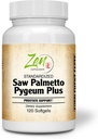 Saw Palmetto & Pygeum Plus - Prostate Support Supplement for Prostate & Urinary Tract Health כולל Frequent Urination, Beta-Sitosterol תומך ב- DHT Blocker למניעת נשירת שיער 120-Softgel