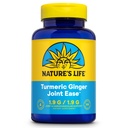החיים של Nature's Life Turmeric ג'ינג'ר Ease | Non-GMO