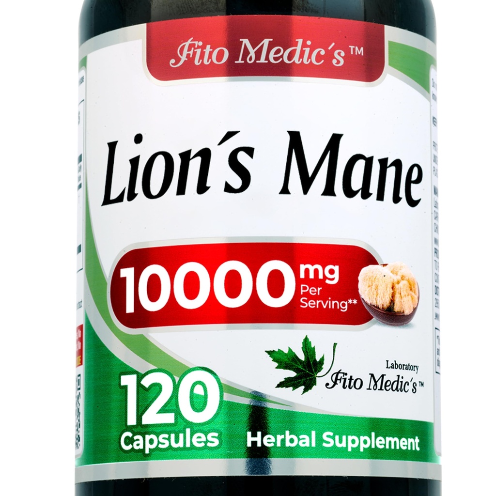 מעבדה | Lions Mane | 120 קפסולות | Lions Mane Supplement