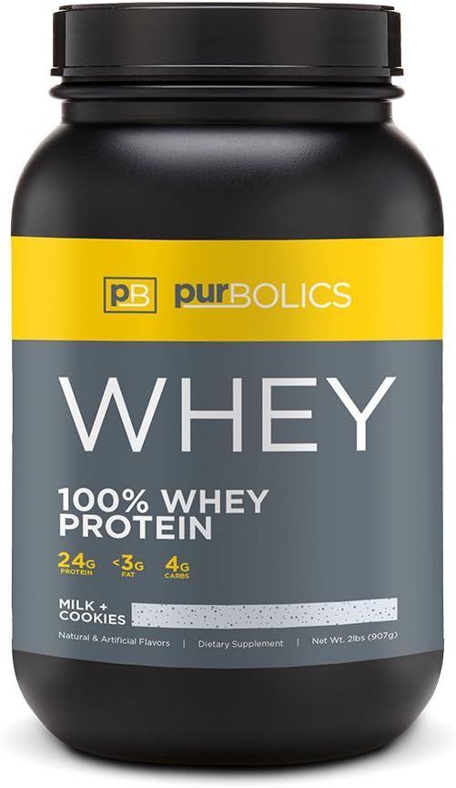 חלבון פורבולי | 100% חלבון Whey | בניית שריר Lean ושיפור התאוששות | 24g חלבונים | 28 משרתים (Milk + Cookies)