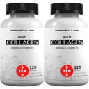 מעבדות מחקר 2 עבור 1 פרס 240 גלולות Collagen - 6000 מ"ג ליום. Grass Fed Anti-Aging תמיכה עבור Skin, Joints, Tendons, Bones, Hair and Nails. פליאו ידידותי שיתוף פעולה עם אבקת פפטים ...
