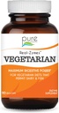 Real-ZymesTM Vegetarian Digestive Enzymes עם Probiotics for Better Digestion - תמיכה טבעית להקלה של Bloating, Gas, Belching, Diarrhea, Constipation, IBS, וכו ' - 90 Caps Caps