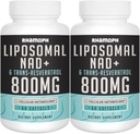 Liposomal NAD + 800 מ"ג עם Trans-Resveratrol 300 מ"ג, Max Absorption, Actual NAD+ 800 מ"ג עם Trans-Resveratrol 300 מ"ג, Max Absorption, Actual NAD+ הגדלת תוספת להזדקנות בריאה, אנרגיה סלולרית, תיקון דנ"א, Longevity - 120 Softgels