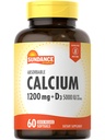 Sundance Calcium 1200 מ"ג עם ויטמין D3 5000 IU | 60 Absorbable Softgels