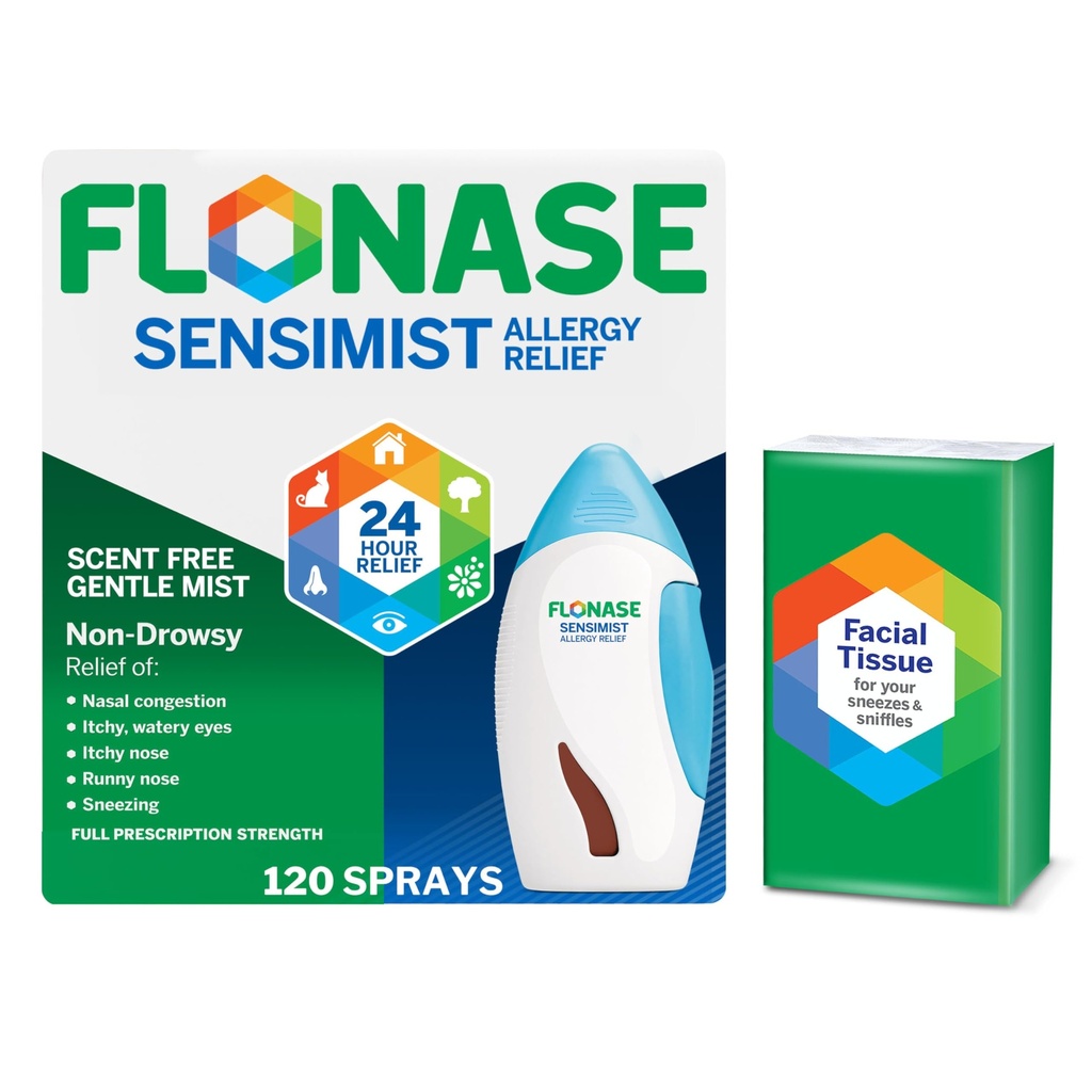 Flonase Sensimist Allergy Relief Nasal Spray, 120 Sprays