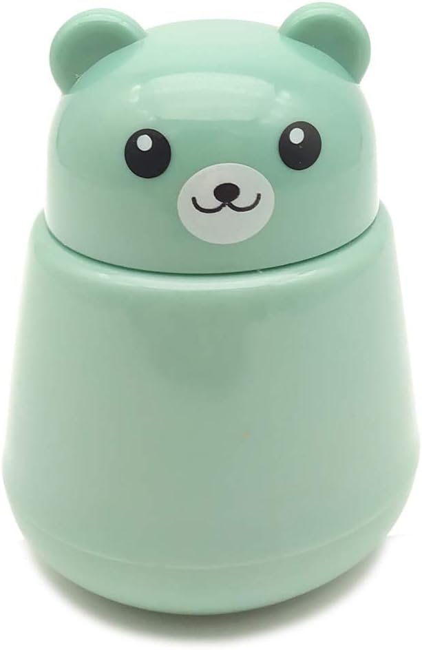 CoaGu Bear Pill Crusher for Elderly - אבקת ה- FDA, BPA-Free ABS, Easy Grip & נקי, Leakהוכחה ® Medicine Grinder